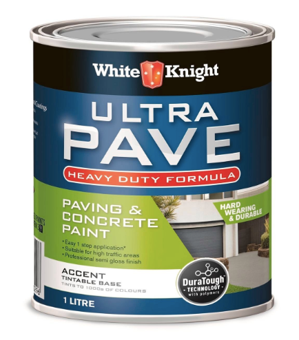 Oil-based Interior/Exterior Semi-Gloss Specialty Paint Driveway Concrete Paint 1L - White Knight colour: Gibraltar Grey
