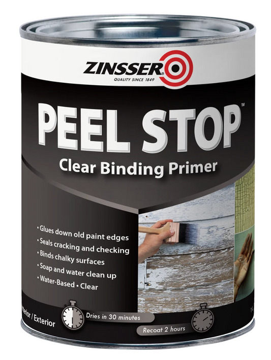 Interior/Exterior Zinsser Peel Stop Clear Binding Primer CLEAR 3.78L - Colour: Clear