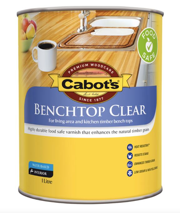 Interior Water-based Wood Care Satin Cabot's Benchtop Clear 500ml - Colour: Clear Colourless
