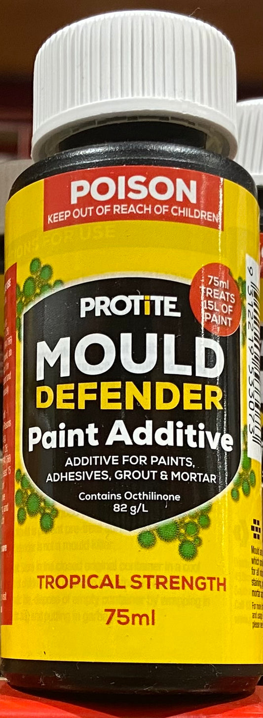Anti-mould additive: 1 UNIT TREATS 1 LITRE OF PAINT